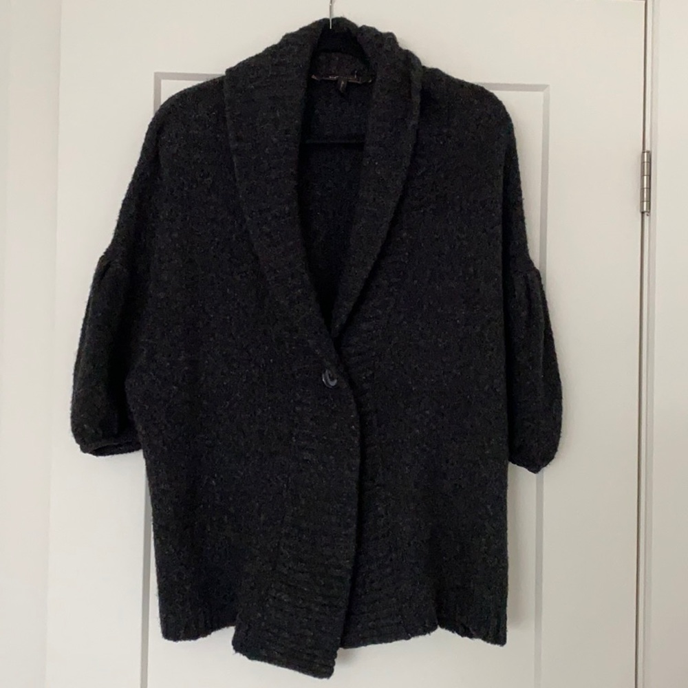 Grey BCBG Heathered sweater